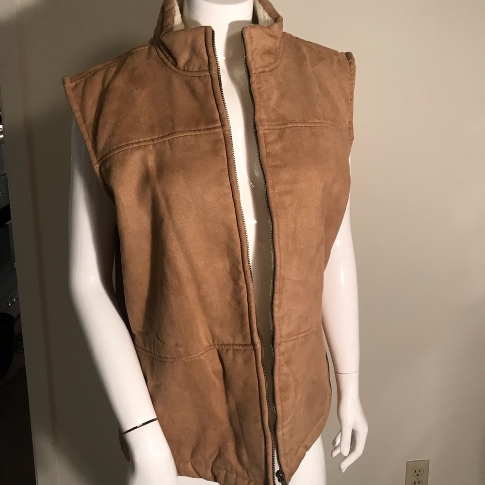 Caribbean Joe suede vest size XL (no pockets)
